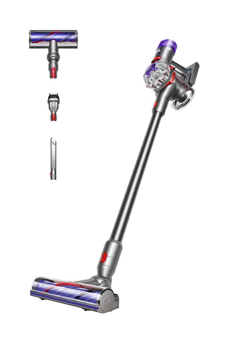 Dyson V8 Advanced Cordless Stick Vacuum Cleaner – Silver/Nickel