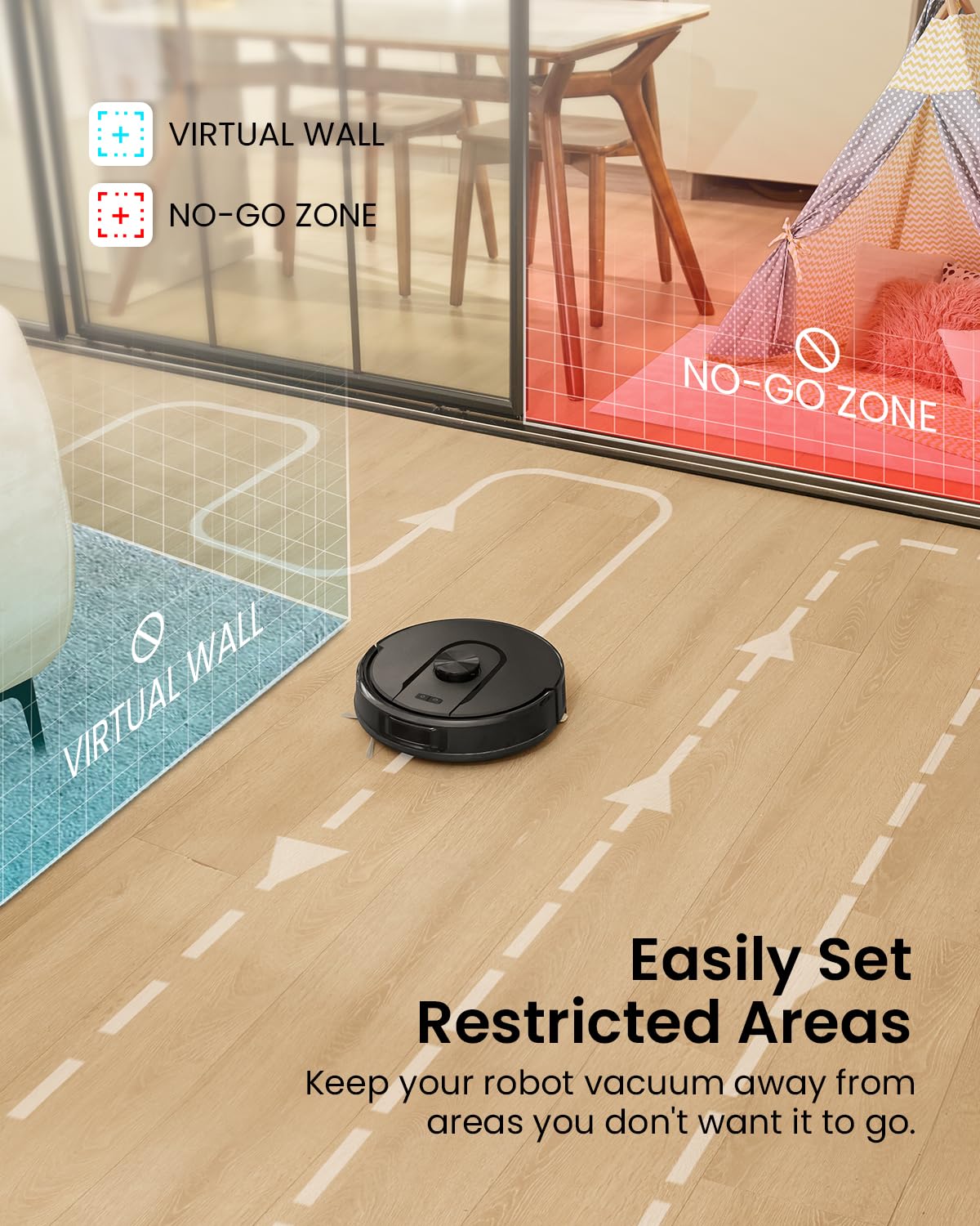 Vexilar Self-Emptying Robot Vacuum & Mop – 5000Pa Suction, 60-Day Hands-Free