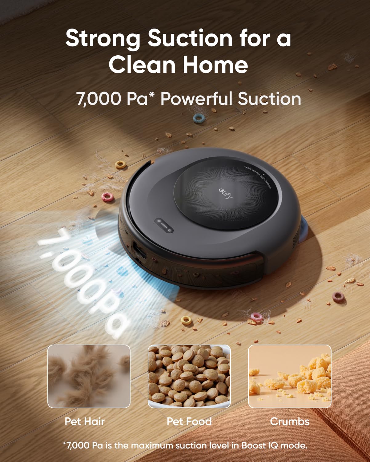 eufy Omni C20 Robot Vacuum & Mop – 7000Pa, All-in-One Station