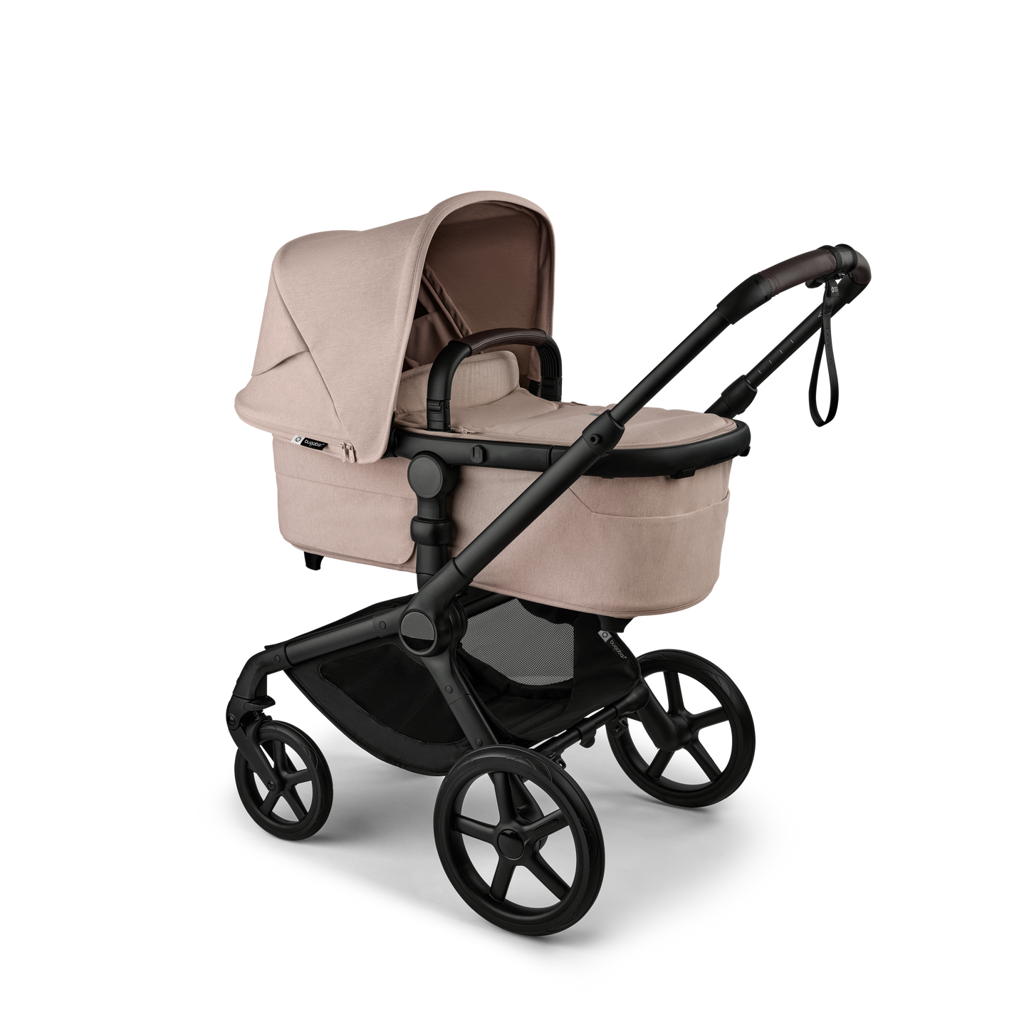 Bugaboo Fox 5 Renew Complete & Free Bugaboo Giraffe Baby Rocker - Black/Desert Taupe Melange